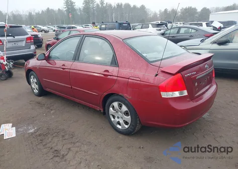 2007 Kia Spectra Ex z USA, uszkodzony, nr VIN KNAFE122875433222